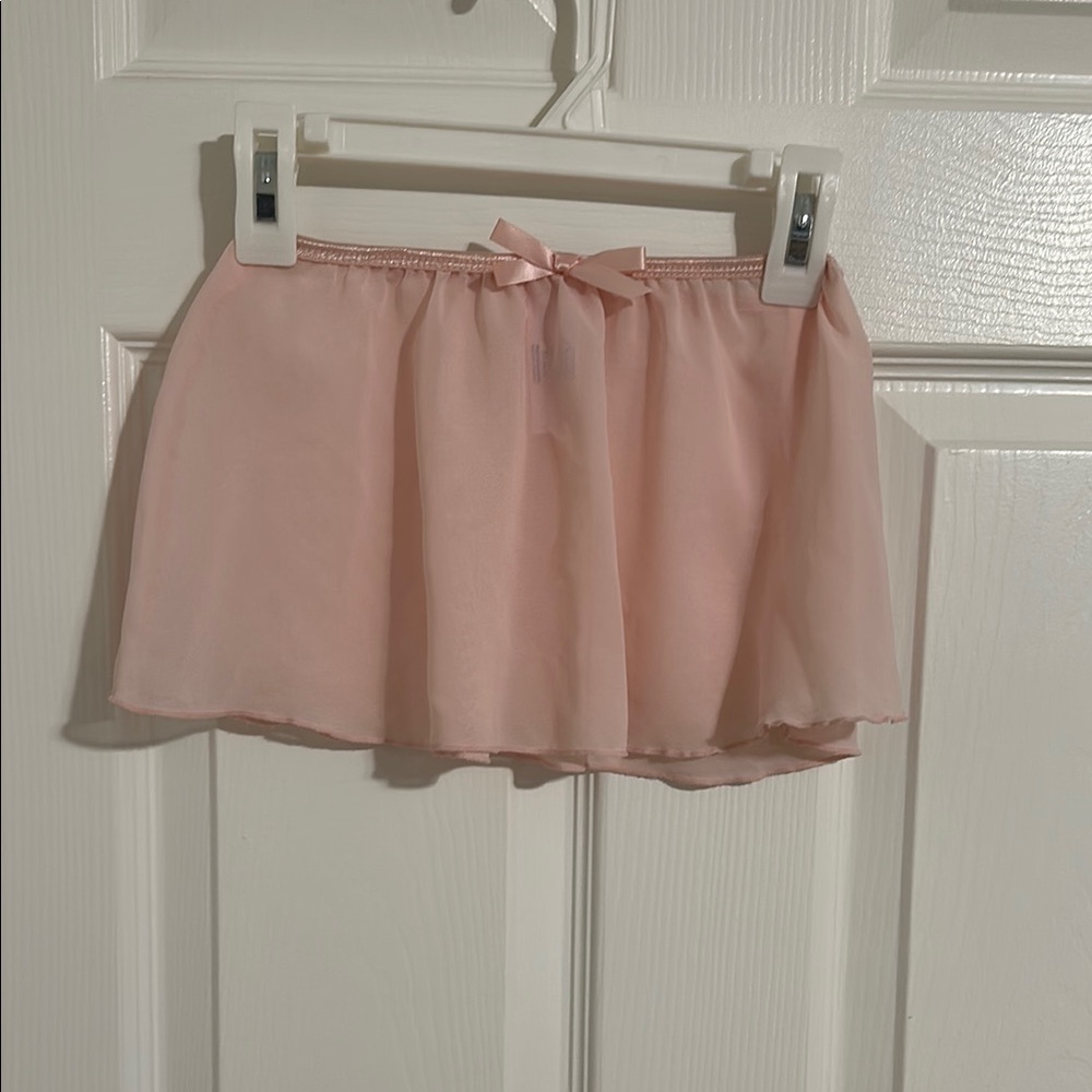 Elegant Pink Chiffon Skirt